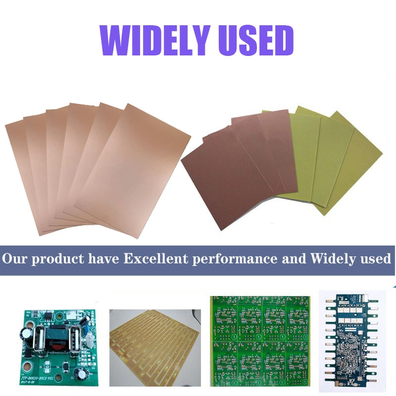 0.4- 100mm Ccl Copper Clad Laminate Sheet for LED PCB Rectangular Flexible Copper Clad Laminate